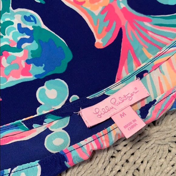 Lilly Pulitzer Silk Drapey Tank - Picture 2 of 2